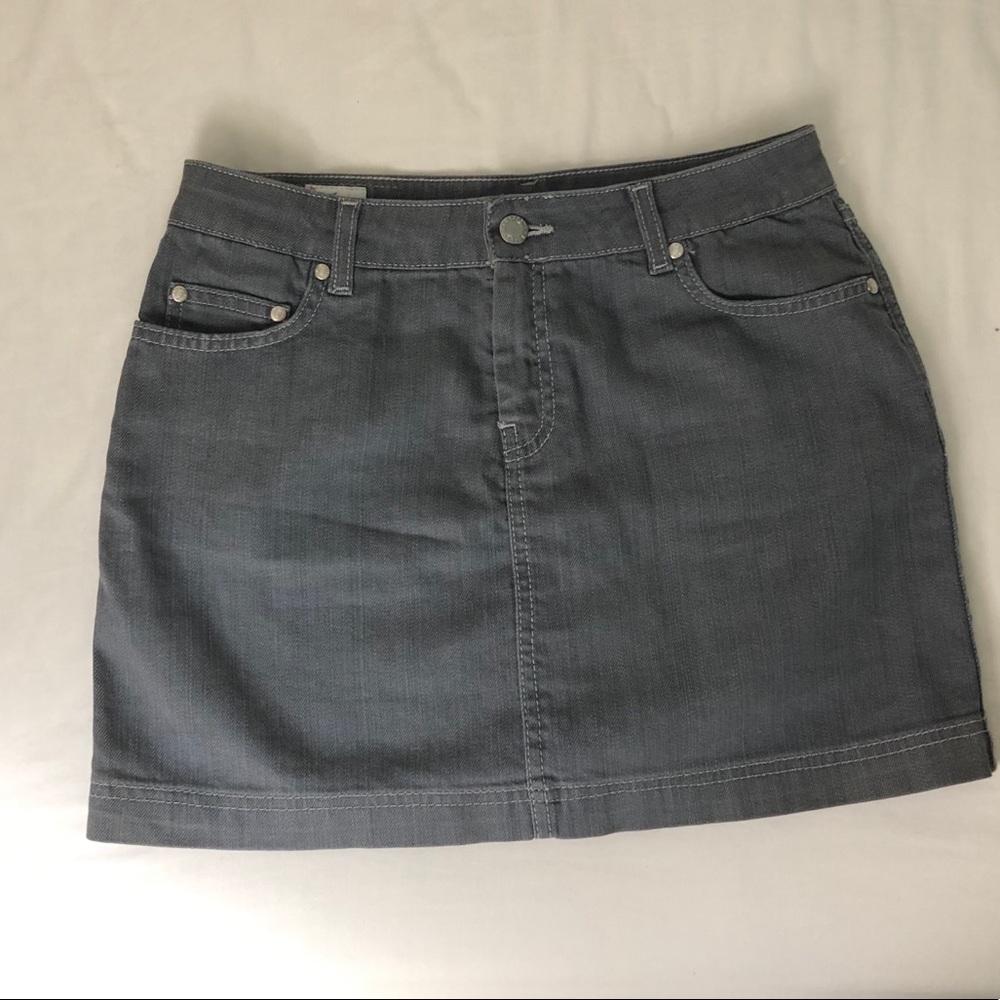 Lacoste Gray Jean Skirt